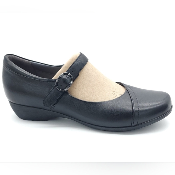 Dansko Fawna Wide Black Milled Nappa Mary Jane Womens Casual Shoes Size 12 EU 42 - Picture 6 of 10